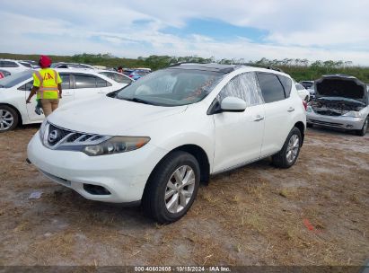 2014 NISSAN MURANO SL White  Gasoline JN8AZ1MU5EW419869 photo #3