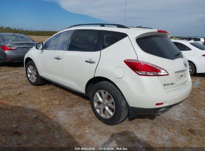 2014 NISSAN MURANO SL White  Gasoline JN8AZ1MU5EW419869 photo #4