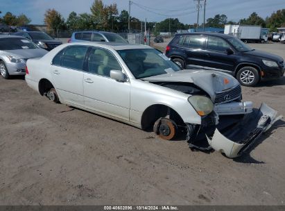 2002 LEXUS LS 430 White  Gasoline JTHBN30F020060362 photo #1