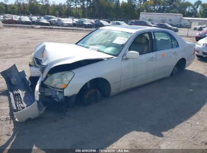 2002 LEXUS LS 430 White  Gasoline JTHBN30F020060362 photo #3