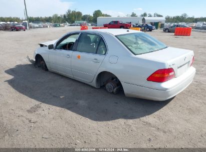 2002 LEXUS LS 430 White  Gasoline JTHBN30F020060362 photo #4