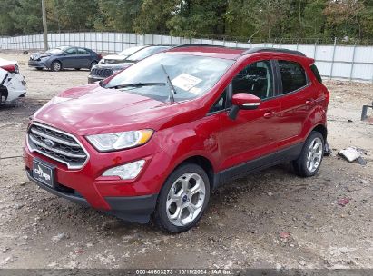 2021 FORD ECOSPORT SE Red  Gasoline MAJ3S2GE6MC449052 photo #3