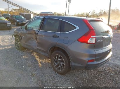 2016 HONDA CR-V SE Gray  Gasoline 2HKRM4H42GH700402 photo #4