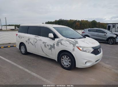 2015 NISSAN QUEST S White  gas JN8AE2KP7F9129986 photo #1