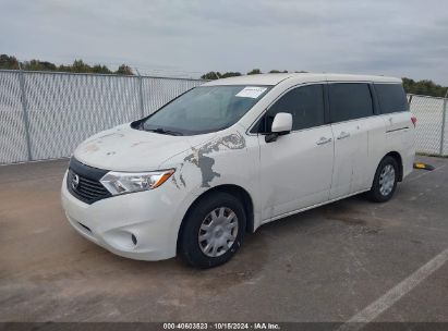 2015 NISSAN QUEST S White  gas JN8AE2KP7F9129986 photo #3