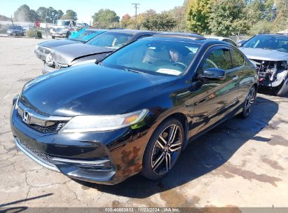 2016 HONDA ACCORD TOURING Black  Gasoline 1HGCT2B03GA005597 photo #3