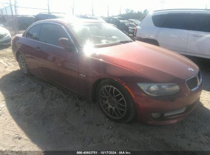 2011 BMW 328I Maroon  Gasoline WBADW3C57BE537766 photo #1