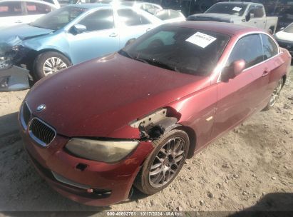 2011 BMW 328I Maroon  Gasoline WBADW3C57BE537766 photo #3