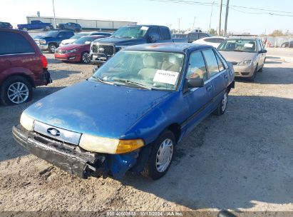 1991 FORD ESCORT LX Blue  Gasoline 1FAPP14J5MW154831 photo #3