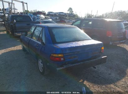 1991 FORD ESCORT LX Blue  Gasoline 1FAPP14J5MW154831 photo #4