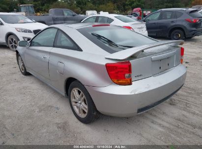 2002 TOYOTA CELICA GT Silver  Gasoline JTDDR32T620119285 photo #4