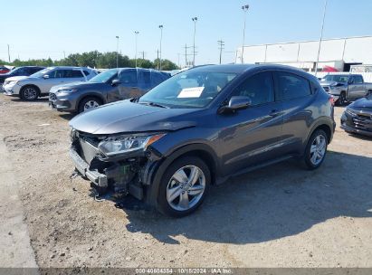 2019 HONDA HR-V EX-L Gray  Gasoline 3CZRU5H77KM712753 photo #3