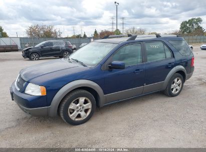 2007 FORD FREESTYLE SEL Blue  Gasoline 1FMDK051X7GA34831 photo #3