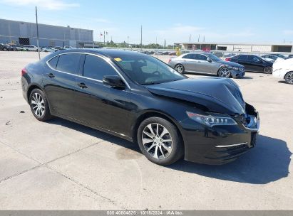 2016 ACURA TLX Black  Gasoline 19UUB1F33GA005296 photo #1