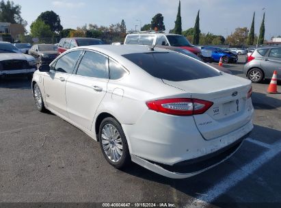 2015 FORD FUSION ENERGI SE LUXURY White  Hybrid 3FA6P0PU0FR206416 photo #4