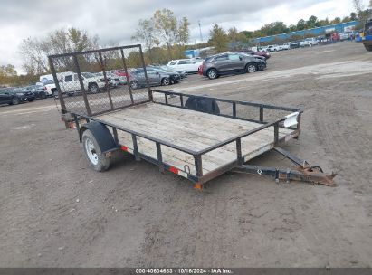 2012 QUALITY UTILITY TRAILER Black  Other 550FB1215CS000374 photo #1