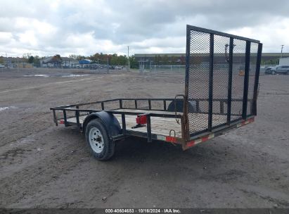 2012 QUALITY UTILITY TRAILER Black  Other 550FB1215CS000374 photo #4