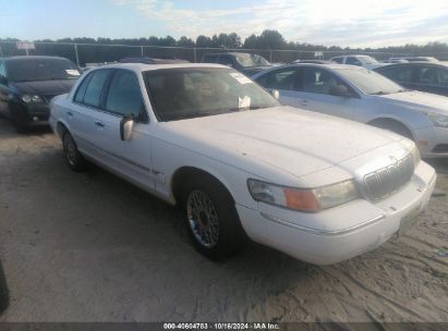 2000 MERCURY GRAND MARQUIS GS White  Gasoline 2MEFM74W1YX687118 photo #1