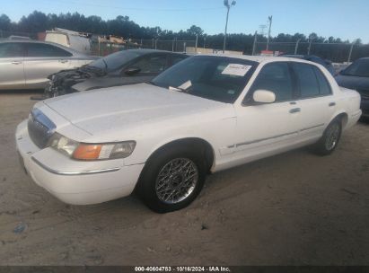 2000 MERCURY GRAND MARQUIS GS White  Gasoline 2MEFM74W1YX687118 photo #3