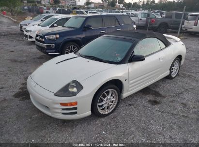 2002 MITSUBISHI ECLIPSE SPYDER GT White  Gasoline 4A3AE85H72E101476 photo #3