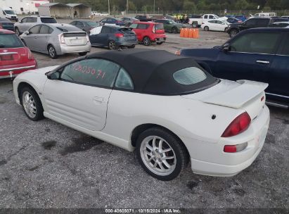 2002 MITSUBISHI ECLIPSE SPYDER GT White  Gasoline 4A3AE85H72E101476 photo #4