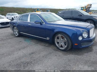 2014 BENTLEY MULSANNE Blue  Gasoline SCBBB7ZH4EC018739 photo #1