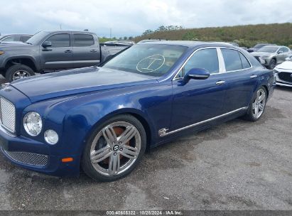 2014 BENTLEY MULSANNE Blue  Gasoline SCBBB7ZH4EC018739 photo #3