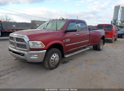 2015 RAM 3500 LARAMIE Maroon  Diesel 3C63RRJL6FG703386 photo #3