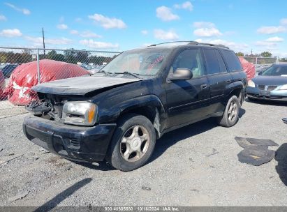 2007 CHEVROLET TRAILBLAZER LS Black  Gasoline 1GNDT13S572118806 photo #3