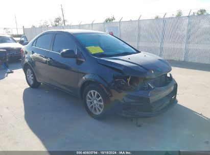 2017 CHEVROLET SONIC LT AUTO Black  Gasoline 1G1JD5SH8H4134065 photo #1