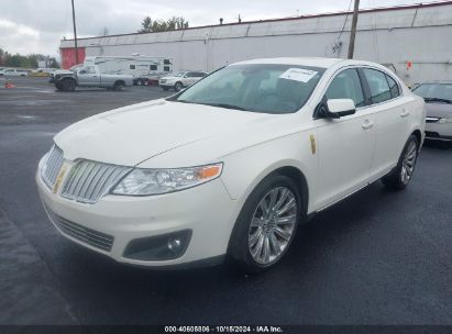 2009 LINCOLN MKS White  Gasoline 1LNHM93R39G627037 photo #3