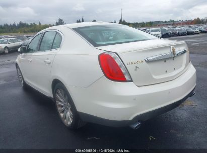 2009 LINCOLN MKS White  Gasoline 1LNHM93R39G627037 photo #4