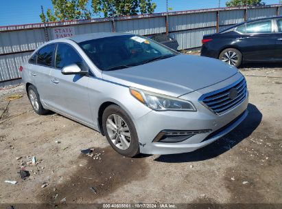 2015 HYUNDAI SONATA ECO Silver sedan 4d gas 5NPE24AA3FH192671 photo #1