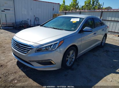 2015 HYUNDAI SONATA ECO Silver sedan 4d gas 5NPE24AA3FH192671 photo #3