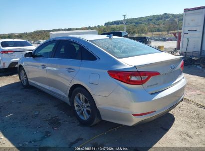 2015 HYUNDAI SONATA ECO Silver sedan 4d gas 5NPE24AA3FH192671 photo #4