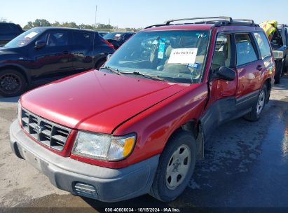 2000 SUBARU FORESTER L Red  Gasoline JF1SF6356YH729897 photo #3