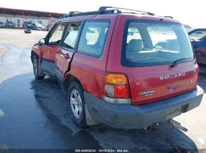 2000 SUBARU FORESTER L Red  Gasoline JF1SF6356YH729897 photo #4