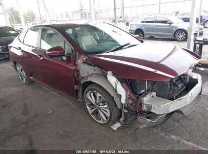 2018 HONDA CLARITY PLUG-IN HYBRID Burgundy  Hybrid JHMZC5F14JC023954 photo #1