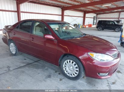 2005 TOYOTA CAMRY SE V6 Red  Gasoline JTDBA30K550024990 photo #1