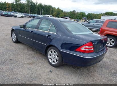 2005 MERCEDES-BENZ C 320 LUXURY/SPORT Dark Blue  Flexible Fuel WDBRF64J75F603008 photo #4