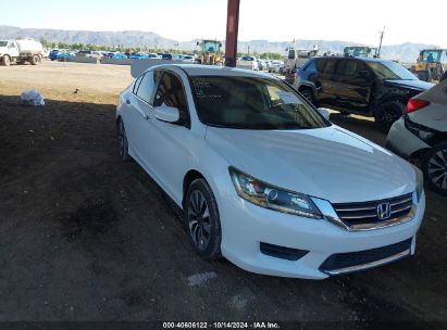 2014 HONDA ACCORD LX White  Gasoline 1HGCR2F35EA232189 photo #1