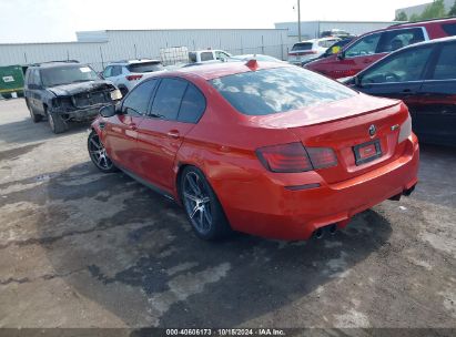 2015 BMW M5 Orange  Gasoline WBSFV9C54FD594268 photo #4