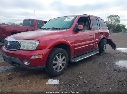 2004 BUICK RAINIER CXL Maroon  Gasoline 5GAET13P242192383 photo #3