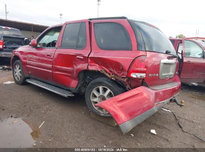 2004 BUICK RAINIER CXL Maroon  Gasoline 5GAET13P242192383 photo #4