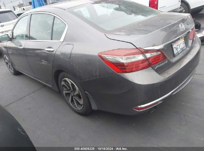 2016 HONDA ACCORD EX-L V-6 Gray  Gasoline 1HGCR3F87GA001234 photo #4