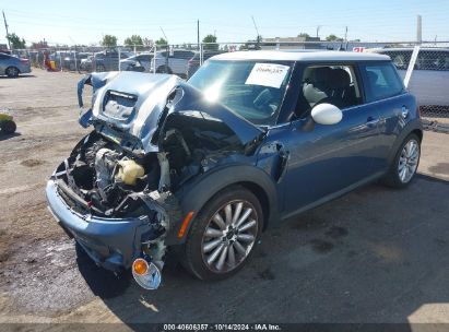 2011 MINI COOPER S Blue  Gasoline WMWSV3C53BTY22471 photo #3