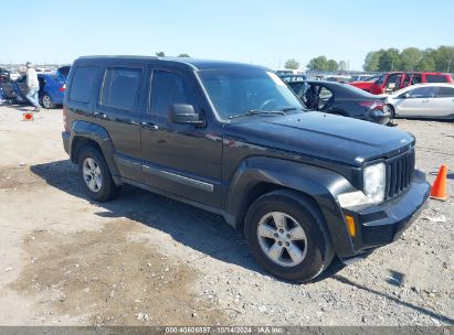 2012 JEEP LIBERTY SPORT Black  Gasoline 1C4PJLAK3CW101127 photo #1