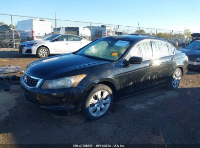 2009 HONDA ACCORD 2.4 EX-L Black  Gasoline 1HGCP26879A195251 photo #3