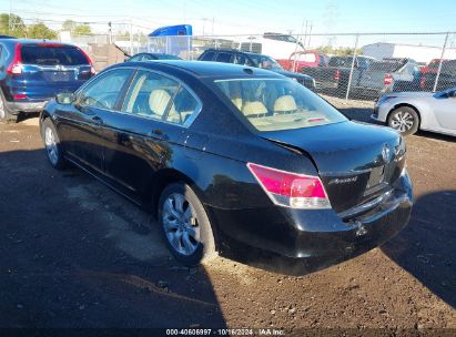 2009 HONDA ACCORD 2.4 EX-L Black  Gasoline 1HGCP26879A195251 photo #4