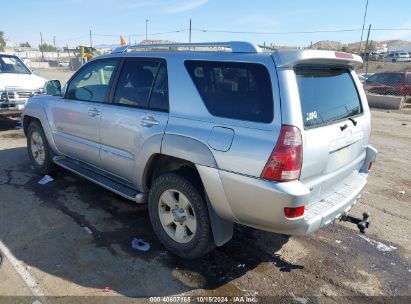 2003 TOYOTA 4RUNNER LIMITED V6 Silver  Gasoline JTEZU17R030013028 photo #4